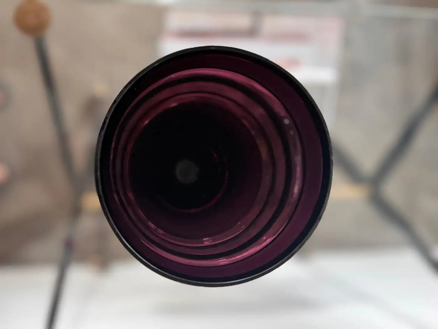 Art Deco Vintage Dark Glass Vase, 1930's