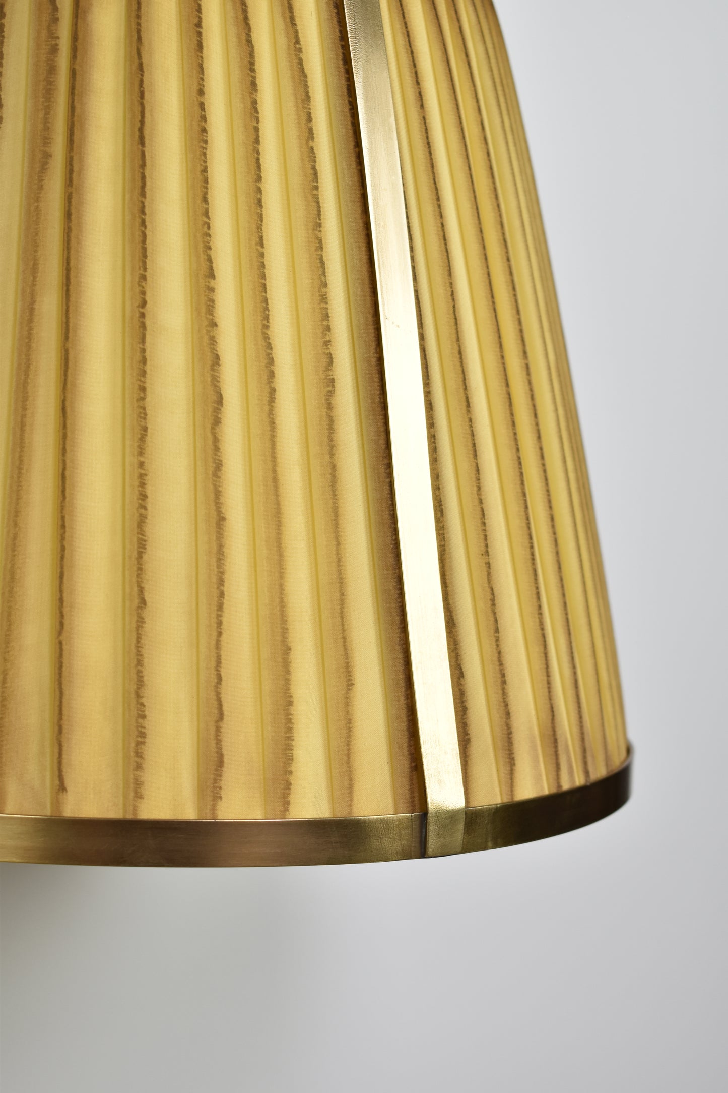 Caeli-W4 Brass and Fabric Sconce, JAS