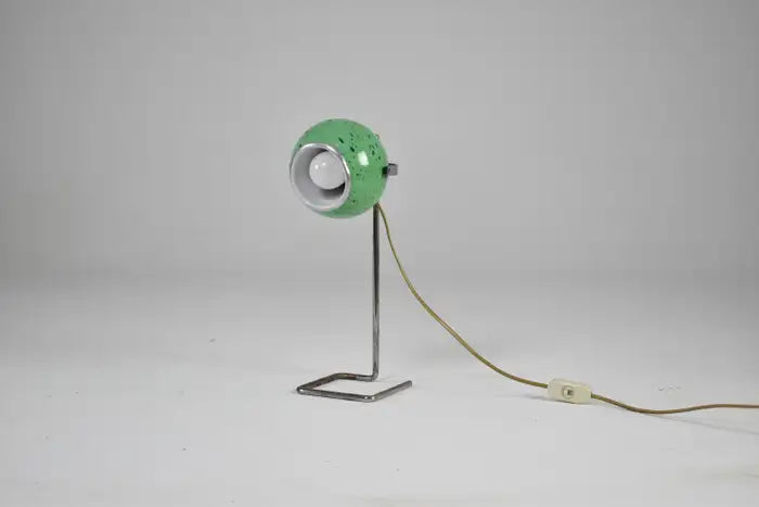 1970's Italian Speckled Eyeball Vintage Desk Lamp