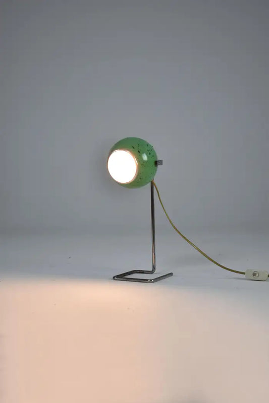 1970's Italian Speckled Eyeball Vintage Desk Lamp