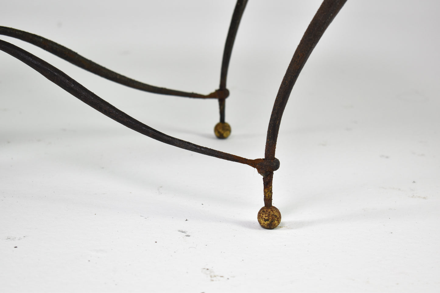 French Brass & Marble Coffee Table Attributed to René Drouet, circa 1945