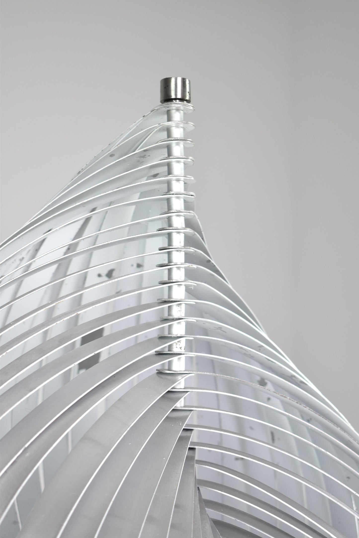 French Aluminium Table Lamps by Henri Mathieu, 1960-70s