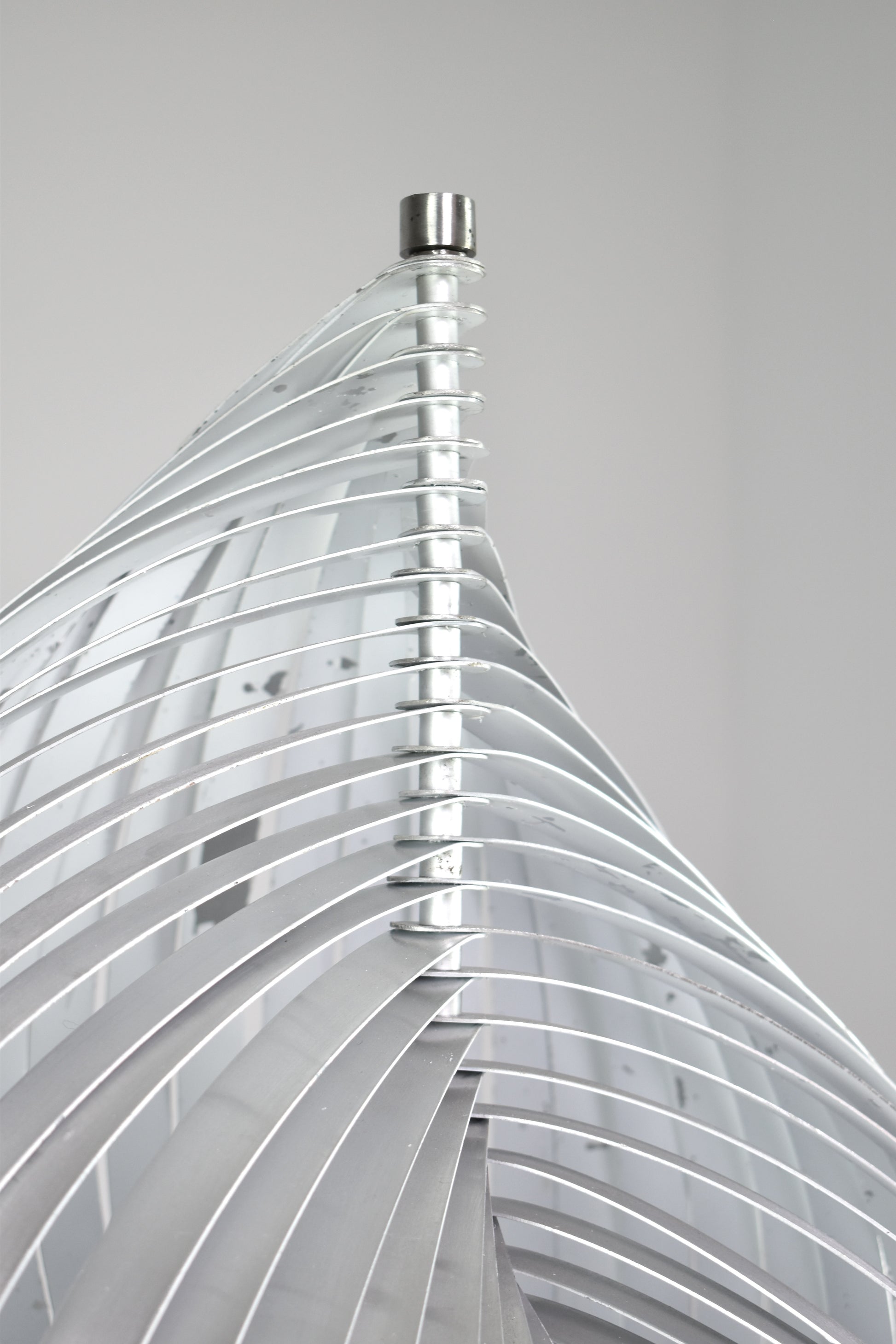 French Aluminium Table Lamps by Henri Mathieu, 1960-70s