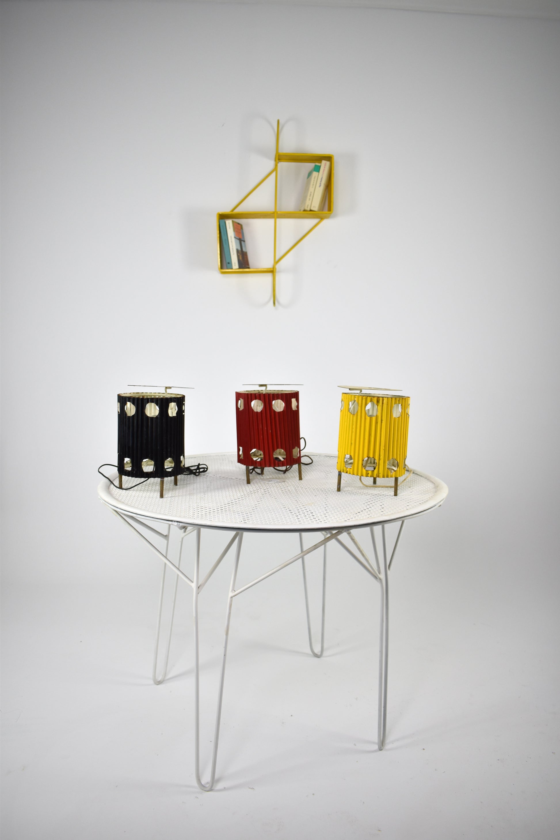 Shop French 'Java' Table Lamps by Mathieu Matégot, 1953s - Spirit Gallery Vintage Furniture