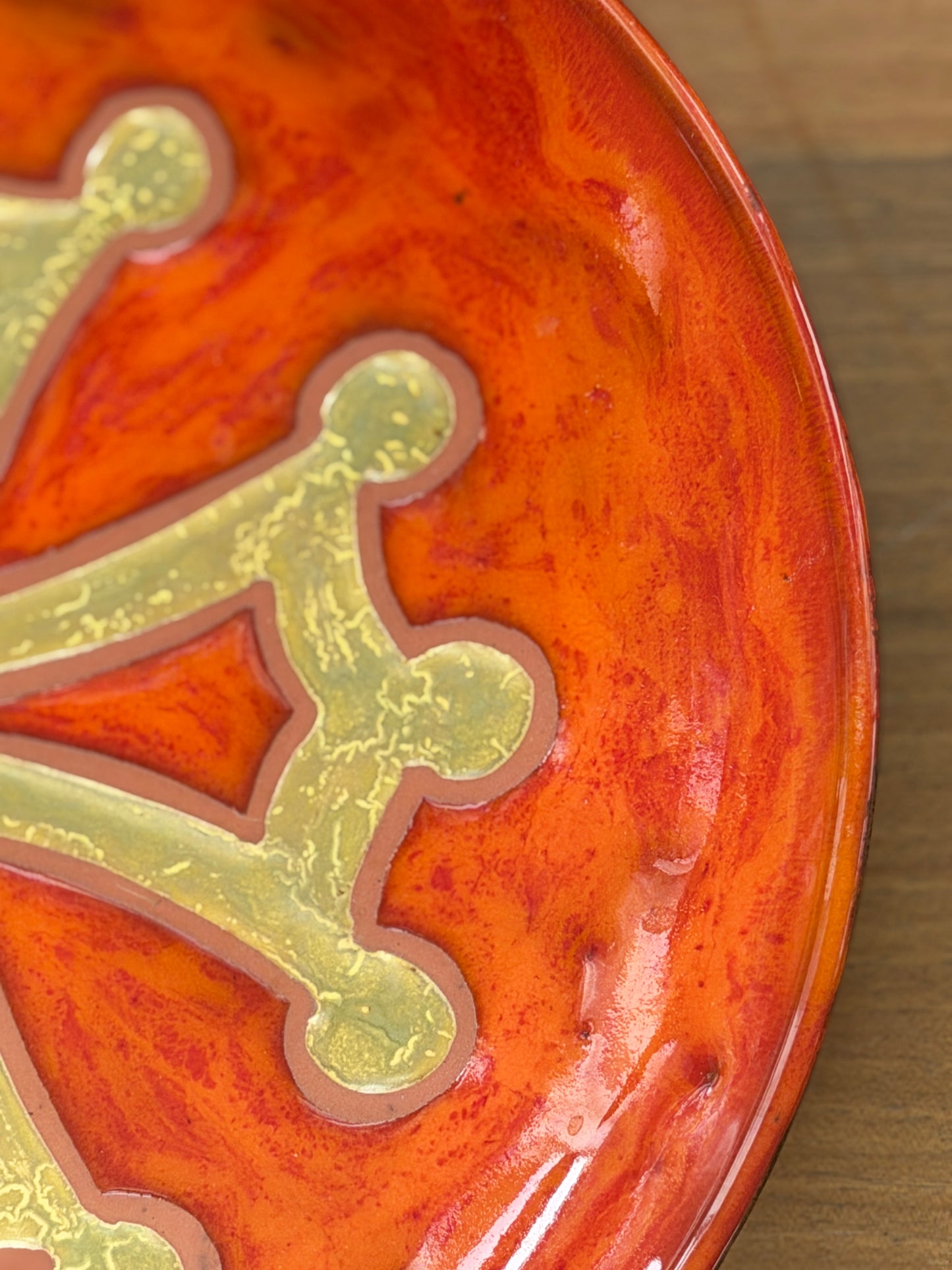 Ceramic Vallauris Wall Plate by Paul Azema, France, 1960–1970