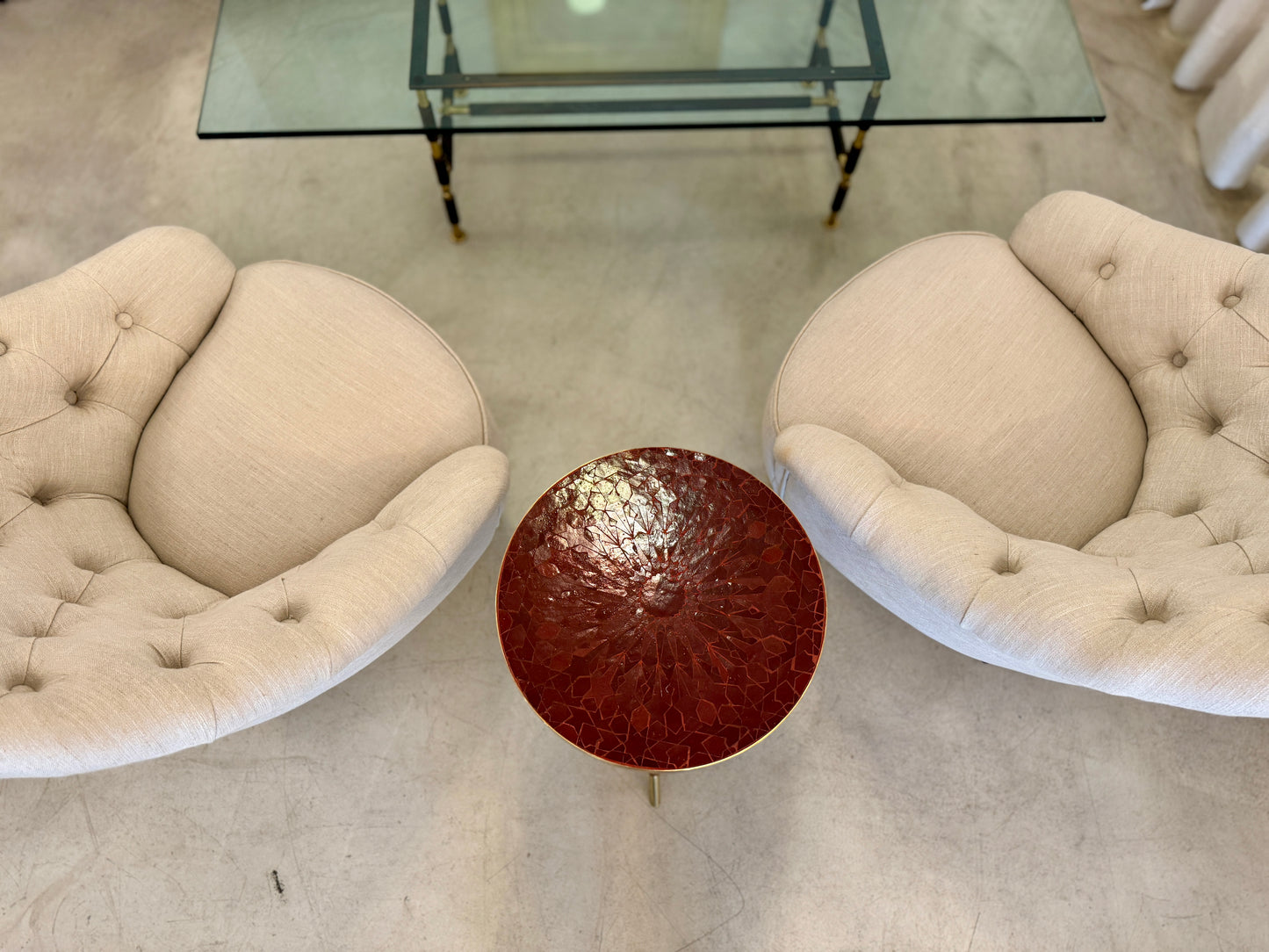 1950's Italian Restored Mid-Century Gio Ponti Attributed Armchairs