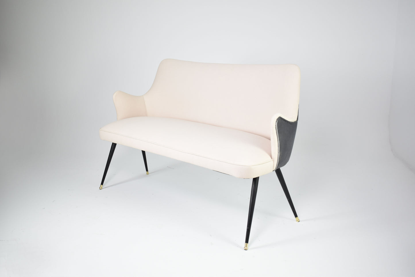 Shop Italian Two-Tone Velvet Sofa by Osvaldo Borsani, circa 1950 - Spirit Gallery Vintage Furniture