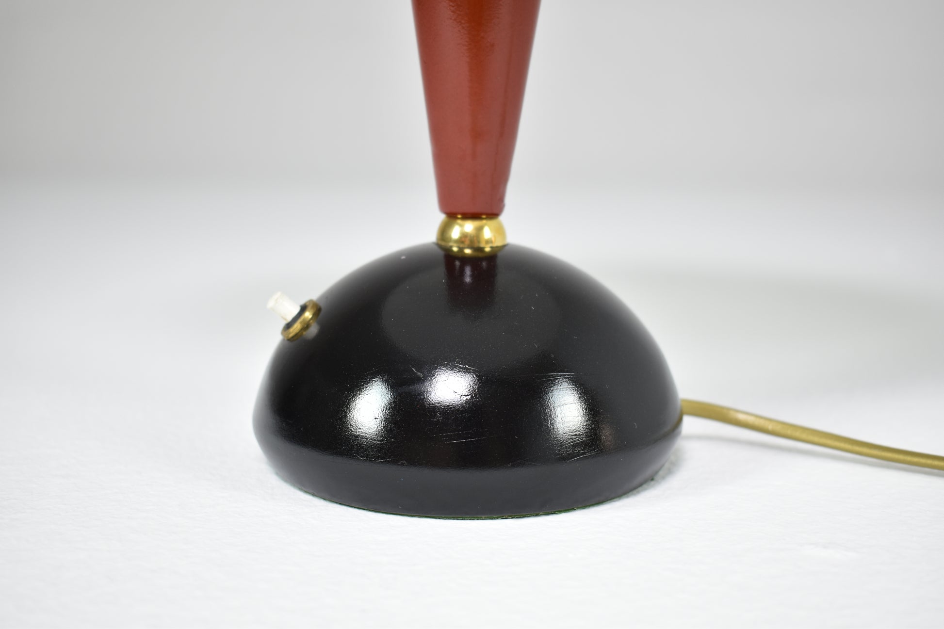Italian Metal Art Deco Table Lamp, 1960s