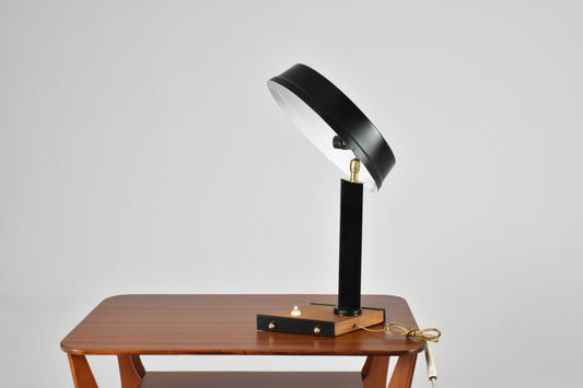 Italian Metal Table Lamp Attributed to Oscar Torlasco, 1950s