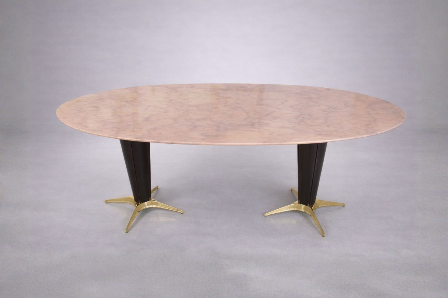Shop Italian Mid-Century Oval Marble Dining Table, 1950's - Spirit Gallery Vintage Furniture