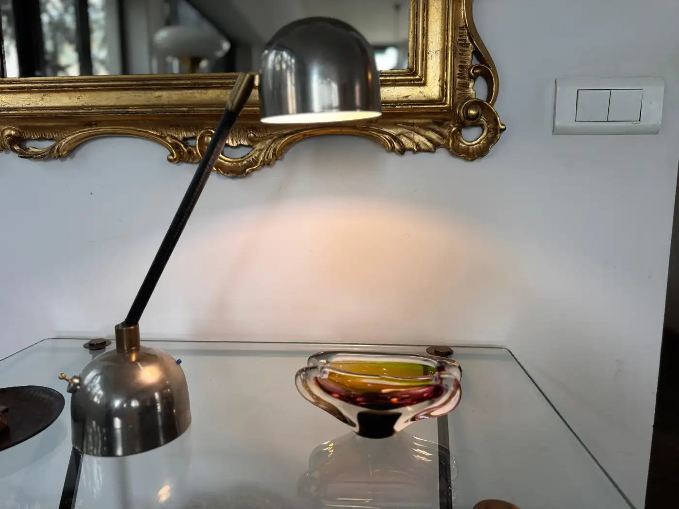 Italian Sommerso Glass Ashtray, Murano Attributed to Josef Rozínek, 1960s