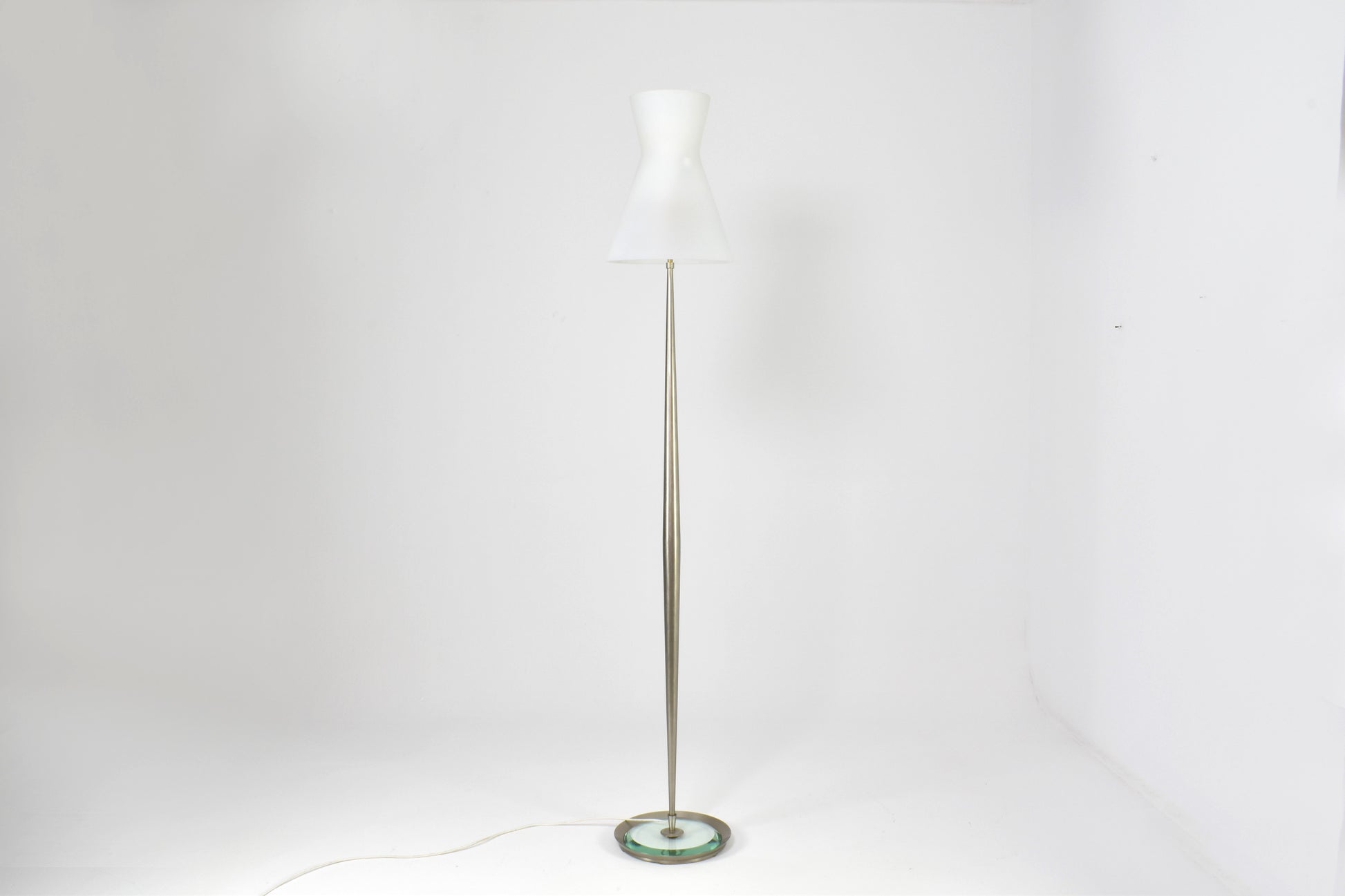 Shop Model 2156 Floor Lamp by Max Ingrand for Fontana Arte, Italy, 1950s - Spirit Gallery Vintage Furniture