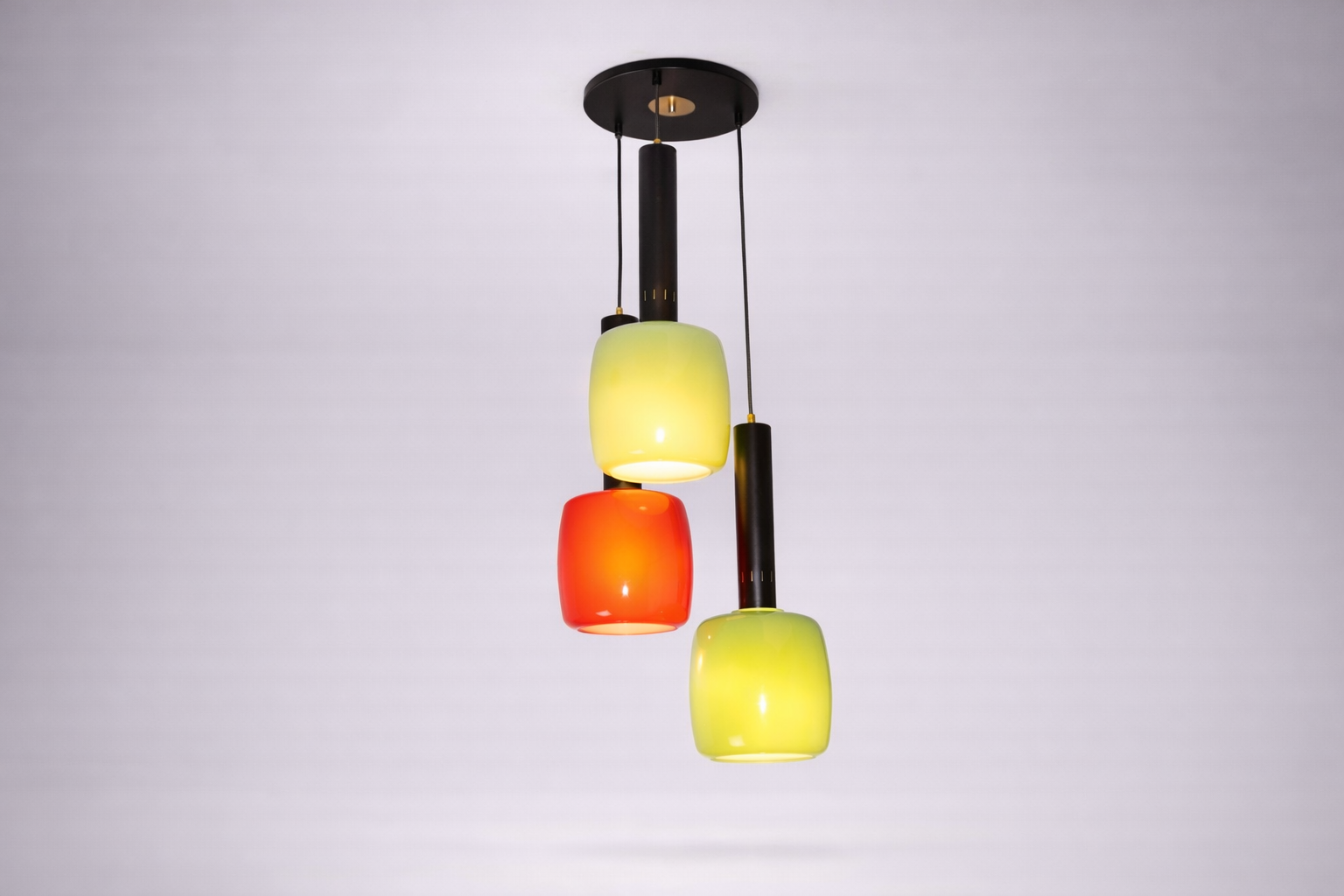 Shop 1950's Italian Multicolour Murano Glass Pendant by Stilnovo - Spirit Gallery Vintage Furniture