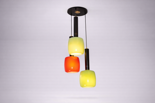 Shop 1950's Italian Multicolour Murano Glass Pendant by Stilnovo - Spirit Gallery Vintage Furniture
