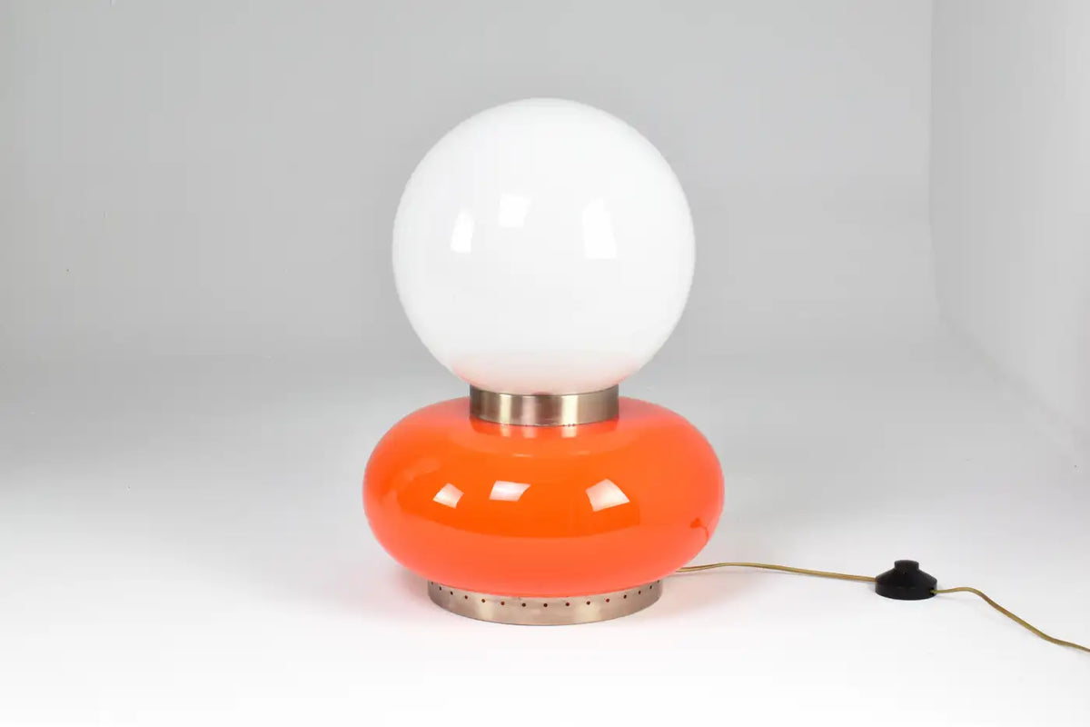 Murano Glass Desk Lamp By Carlo Nason, 1960-70s