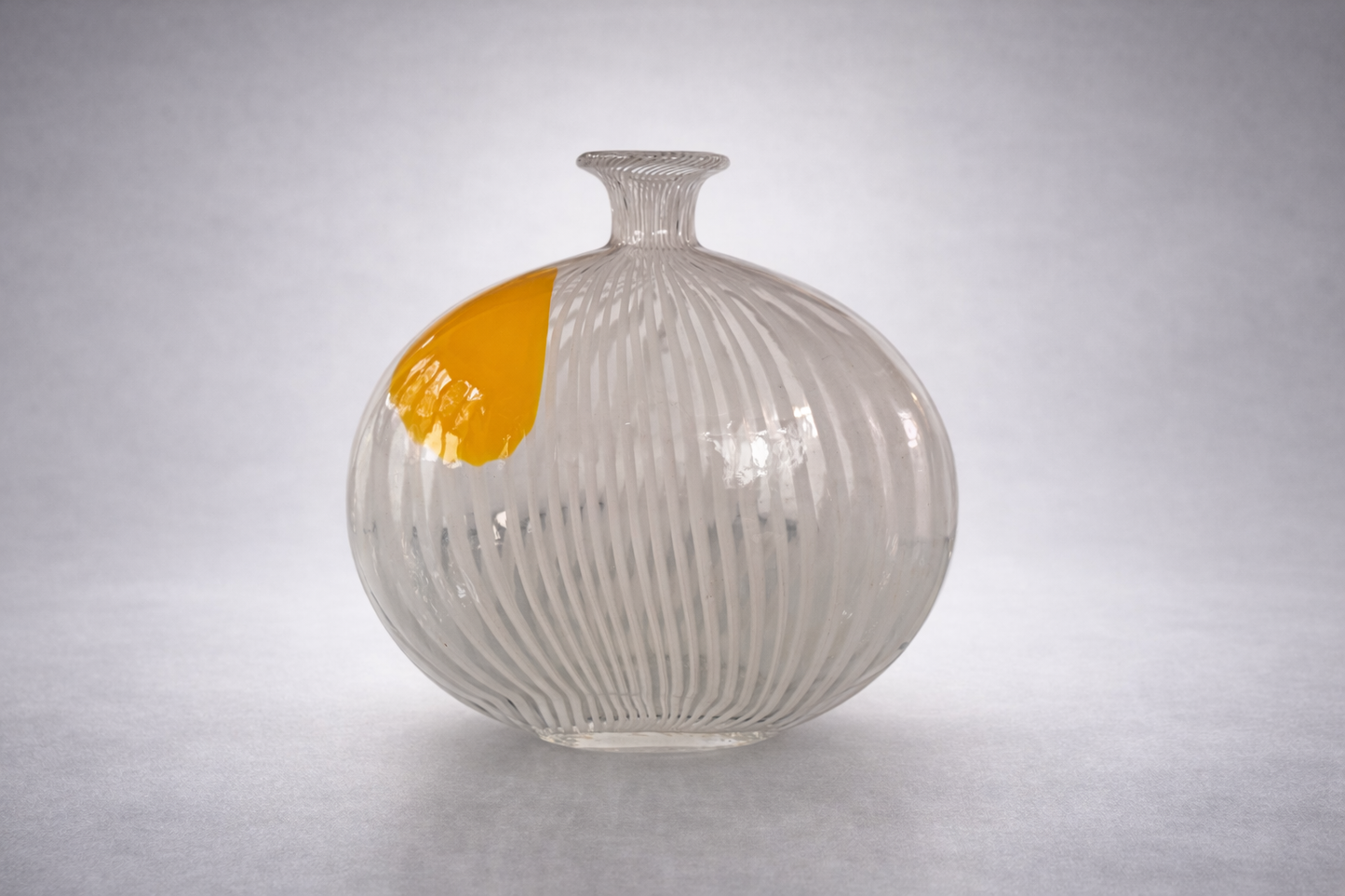 1950s–60s Murano Filigrana “Pillow” Vase, attributed to Dino Martens