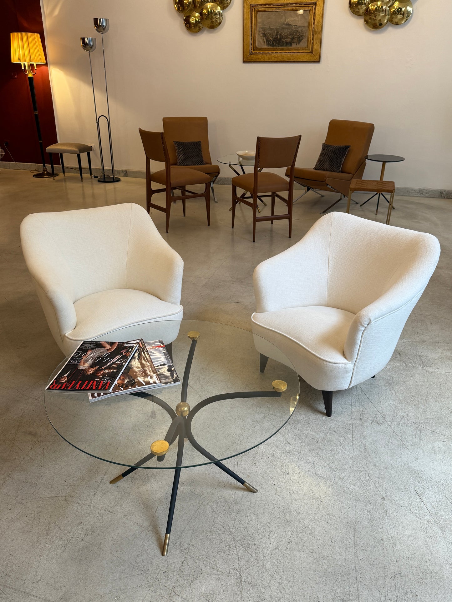 Pair of Italian Armchairs by Gio Ponti for Casa e Giardino, 1930s
