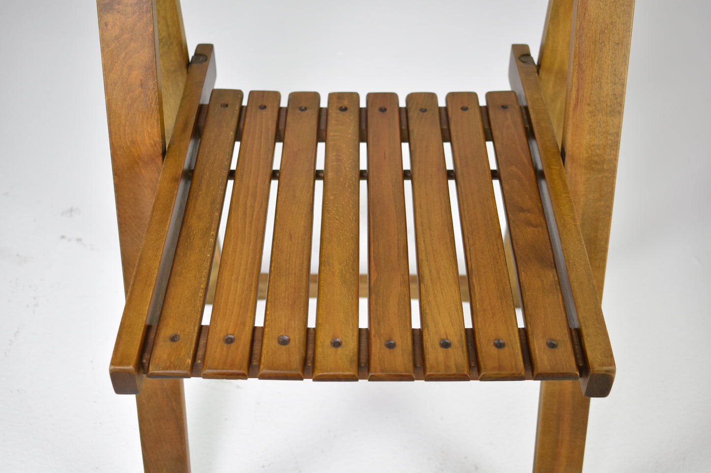 Set of 6 Folding Italian chairs by Aldo Jacober for Alberto Bazzani, 1960s