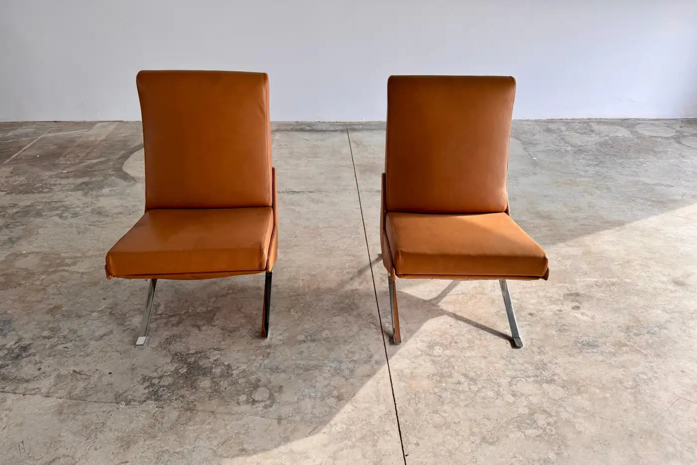 Troika Pair of Lounge Chairs Model by Pierre Guariche and Paul Geoffroy for Airborne