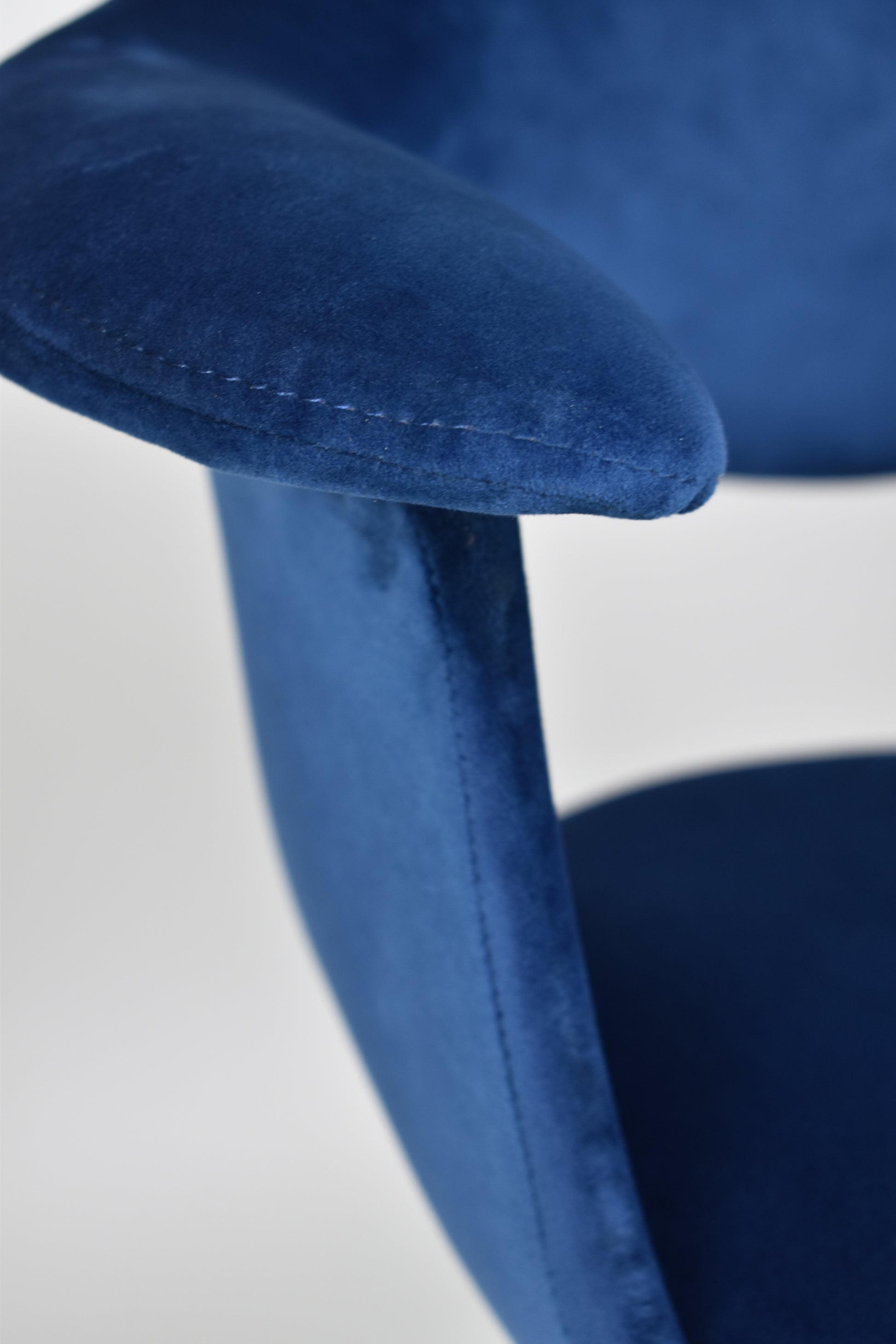 Velvet and Aluminum Armchair By George Nelson, USA, 1964s