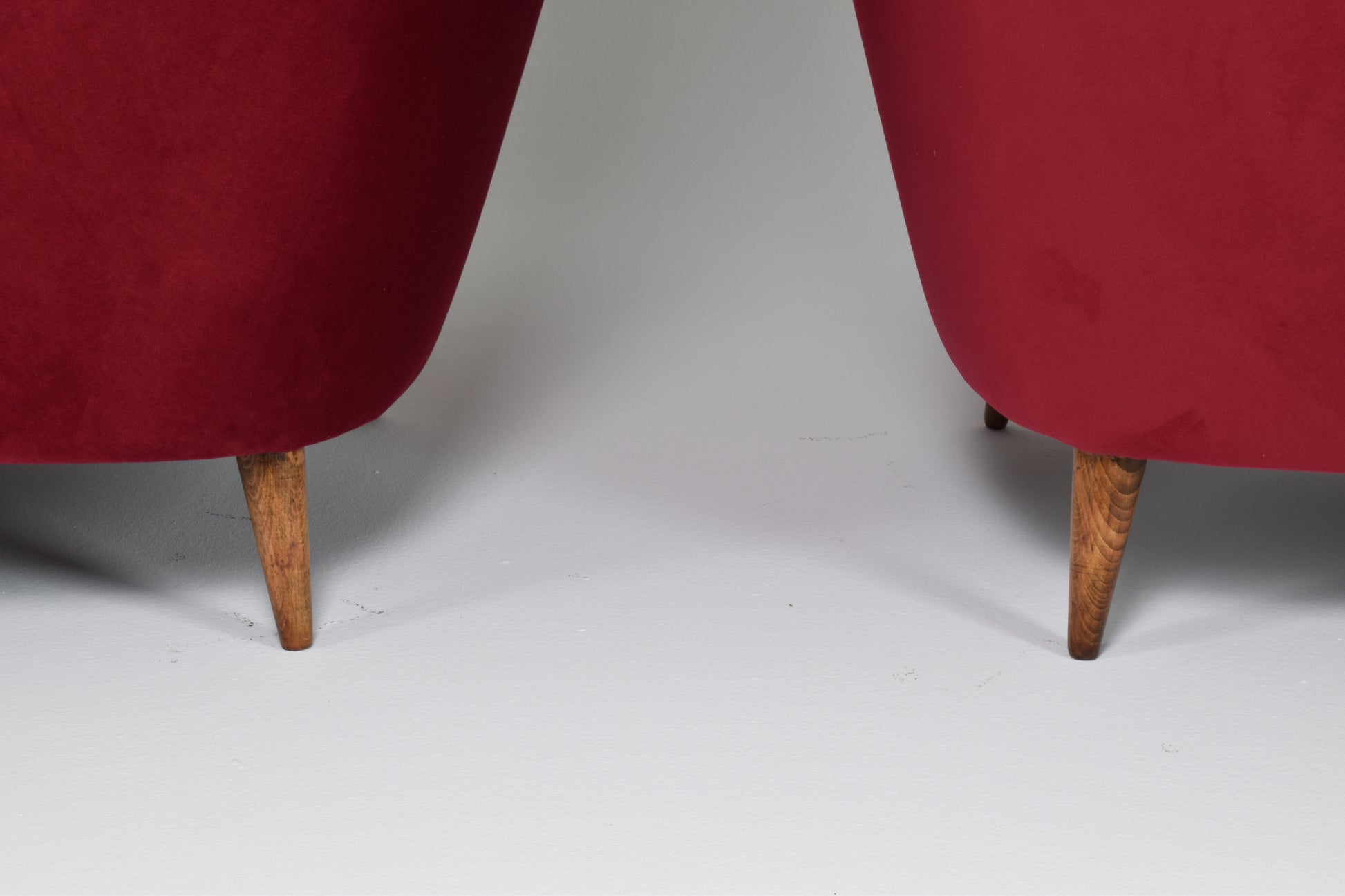 1950's Pairs of Restored Italian Armchairs Attributed to Gio Ponti - Spirit Gallery 