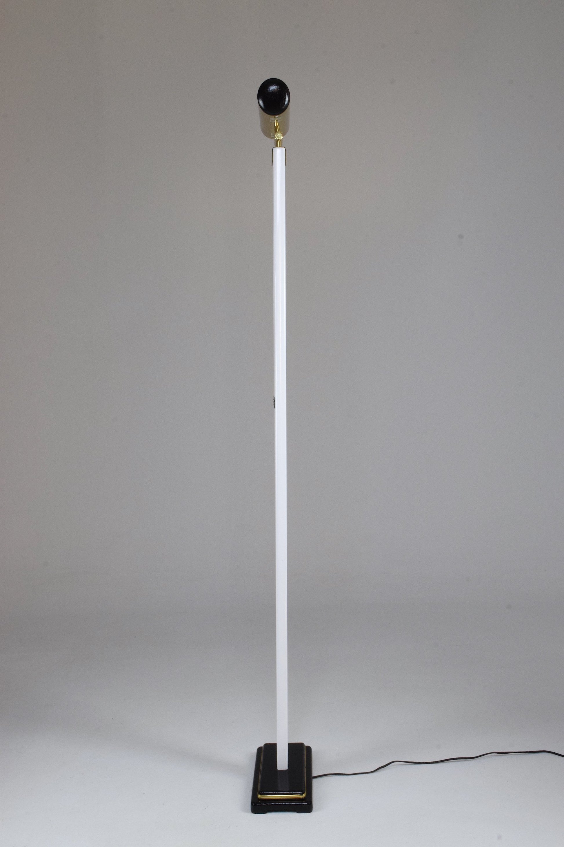 20th Century French Vintage Brass Floor Lamp, 1970s - Spirit Gallery 