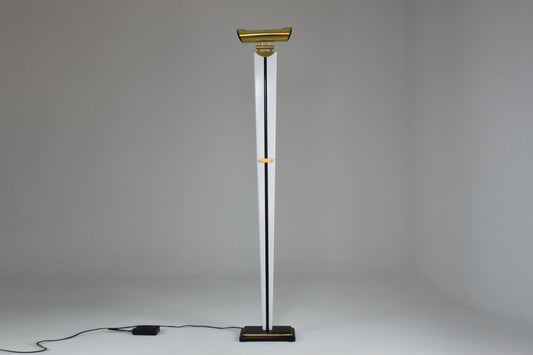 20th Century French Vintage Brass Floor Lamp, 1970s - Spirit Gallery 