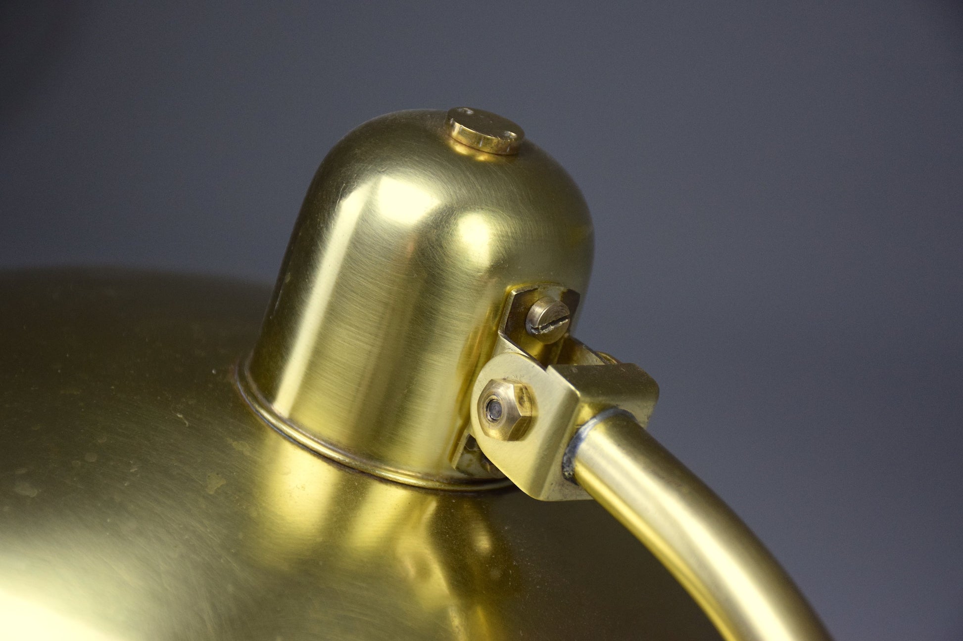 20th Century Italian Articulating Brass Lamp, 1970's - Spirit Gallery 