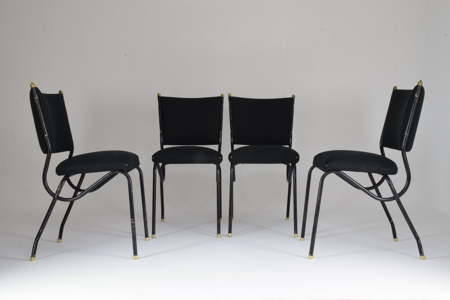 20th Century Italian BBPR Style Dining Chairs, Set of 4, 1950's - Spirit Gallery 