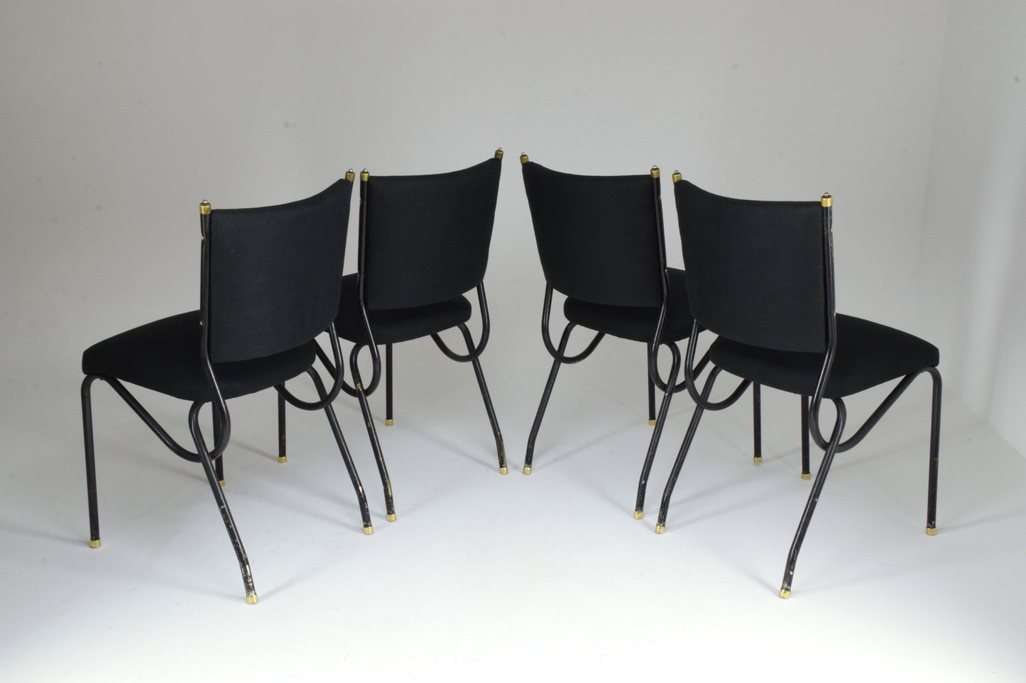 20th Century Italian BBPR Style Dining Chairs, Set of 4, 1950's - Spirit Gallery 