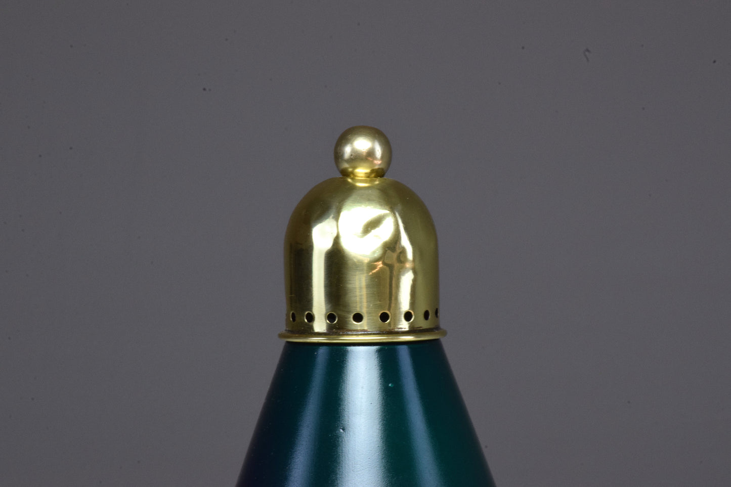 French Vintage Brass Table Lamp by Robert Mathieu, 1950's - Spirit Gallery 