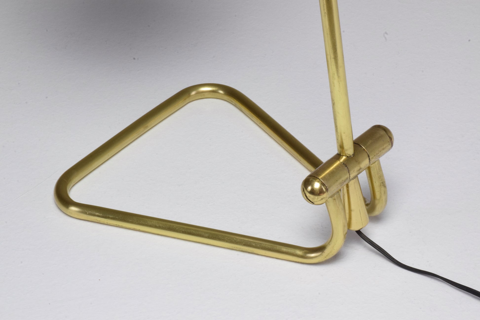 French Vintage Brass Table Lamp by Robert Mathieu, 1950's - Spirit Gallery 