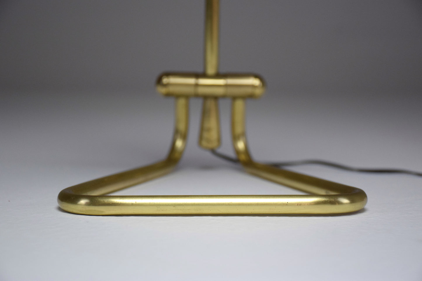 French Vintage Brass Table Lamp by Robert Mathieu, 1950's - Spirit Gallery 