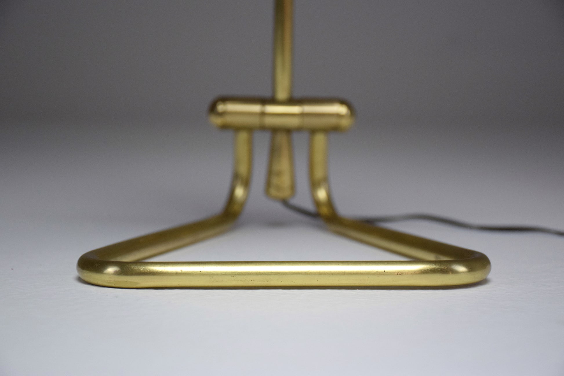 French Vintage Brass Table Lamp by Robert Mathieu, 1950's - Spirit Gallery 