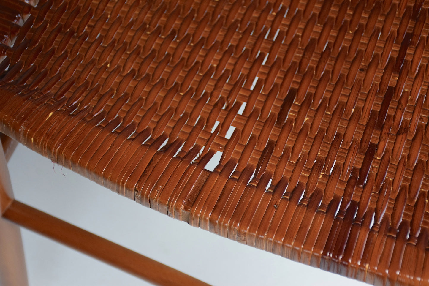 French Vintage Cane Dining Chairs, Set of Five 1930's - Spirit Gallery 