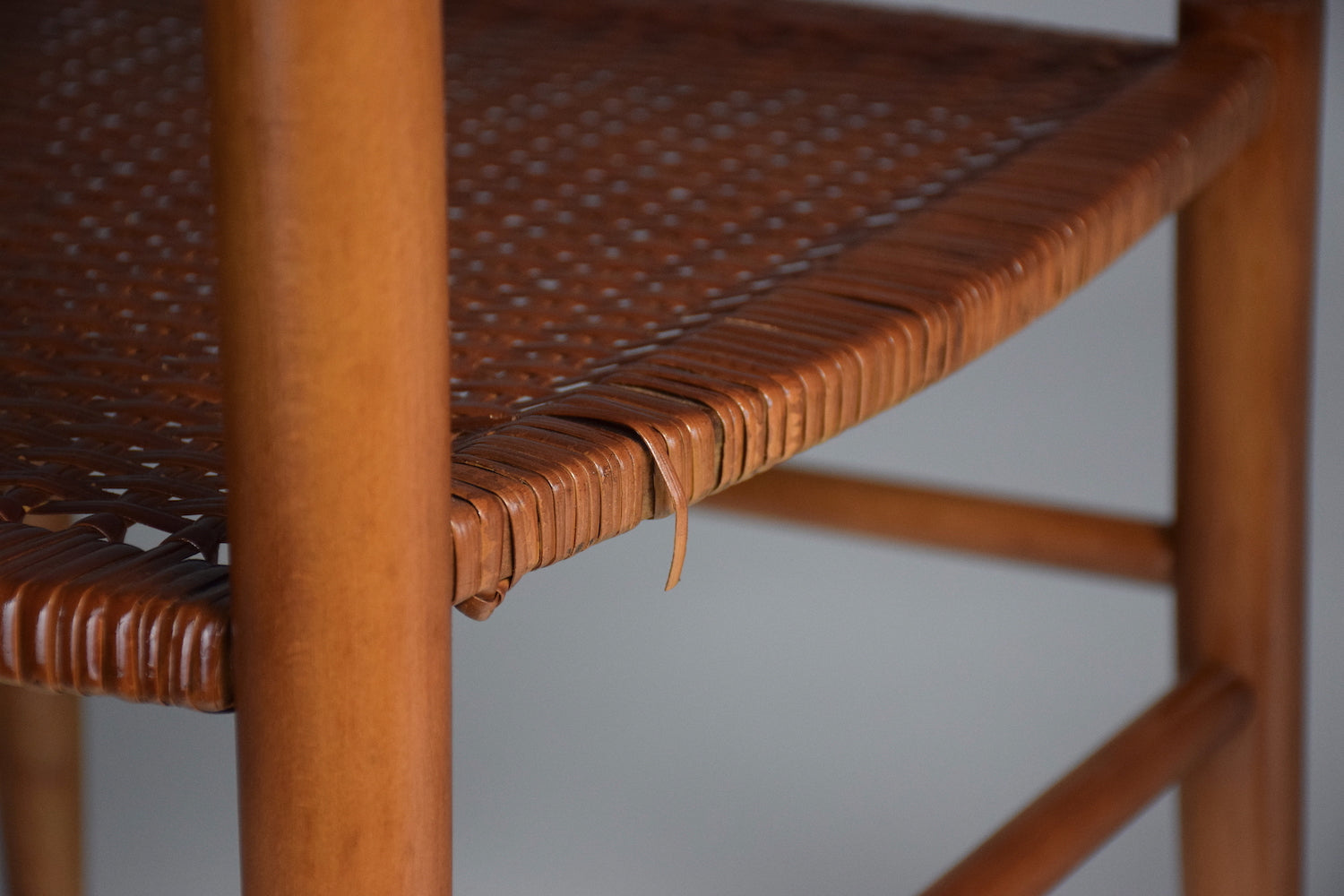 French Vintage Cane Dining Chairs, Set of Five 1930's - Spirit Gallery 