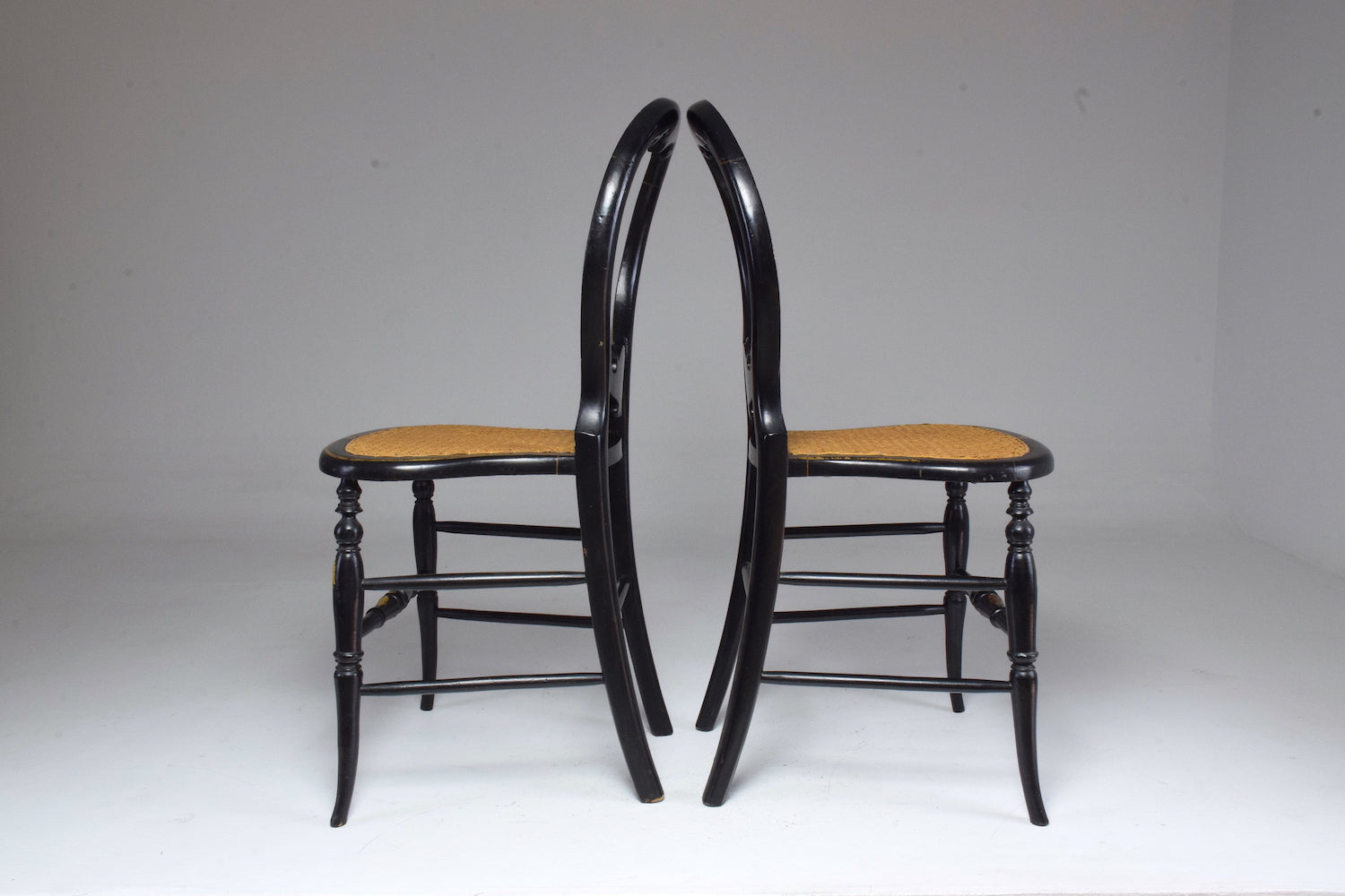 Pair of French 19th Century Napoleon III chairs - Spirit Gallery 