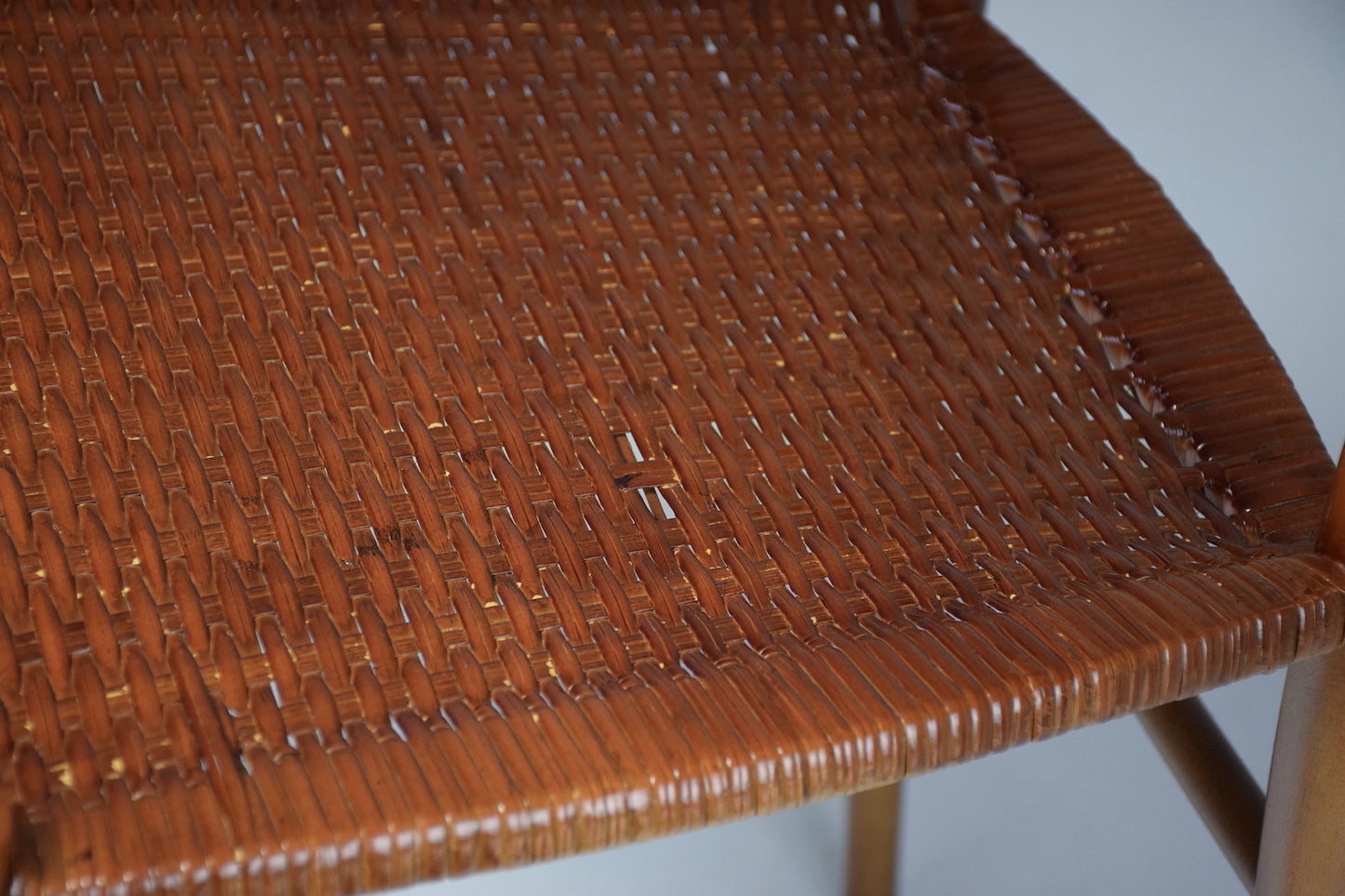 French Vintage Cane Dining Chairs, Set of Five 1930's - Spirit Gallery 