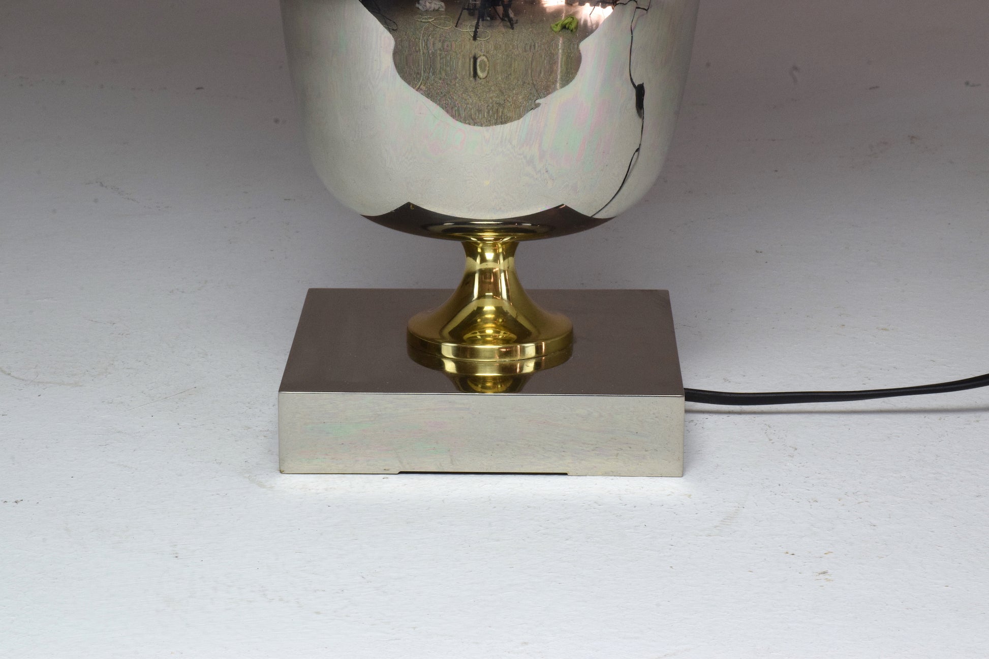 French Vintage Brass Table Lamp, 1970's - Spirit Gallery 