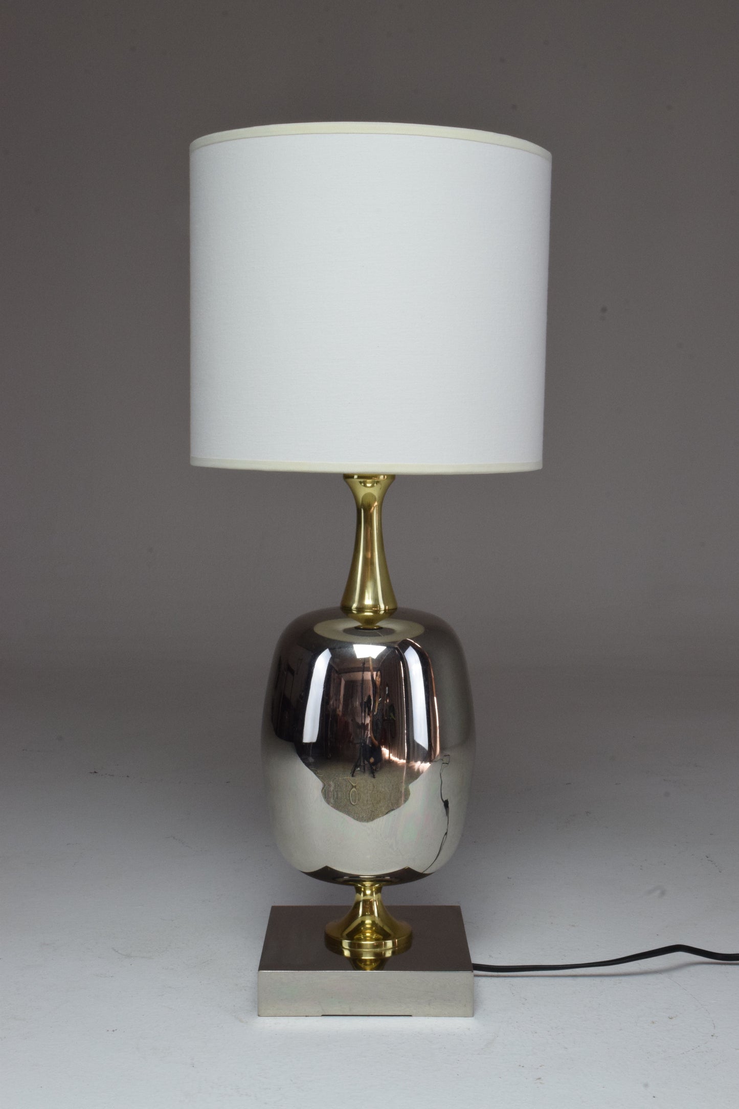 French Vintage Brass Table Lamp, 1970's - Spirit Gallery 