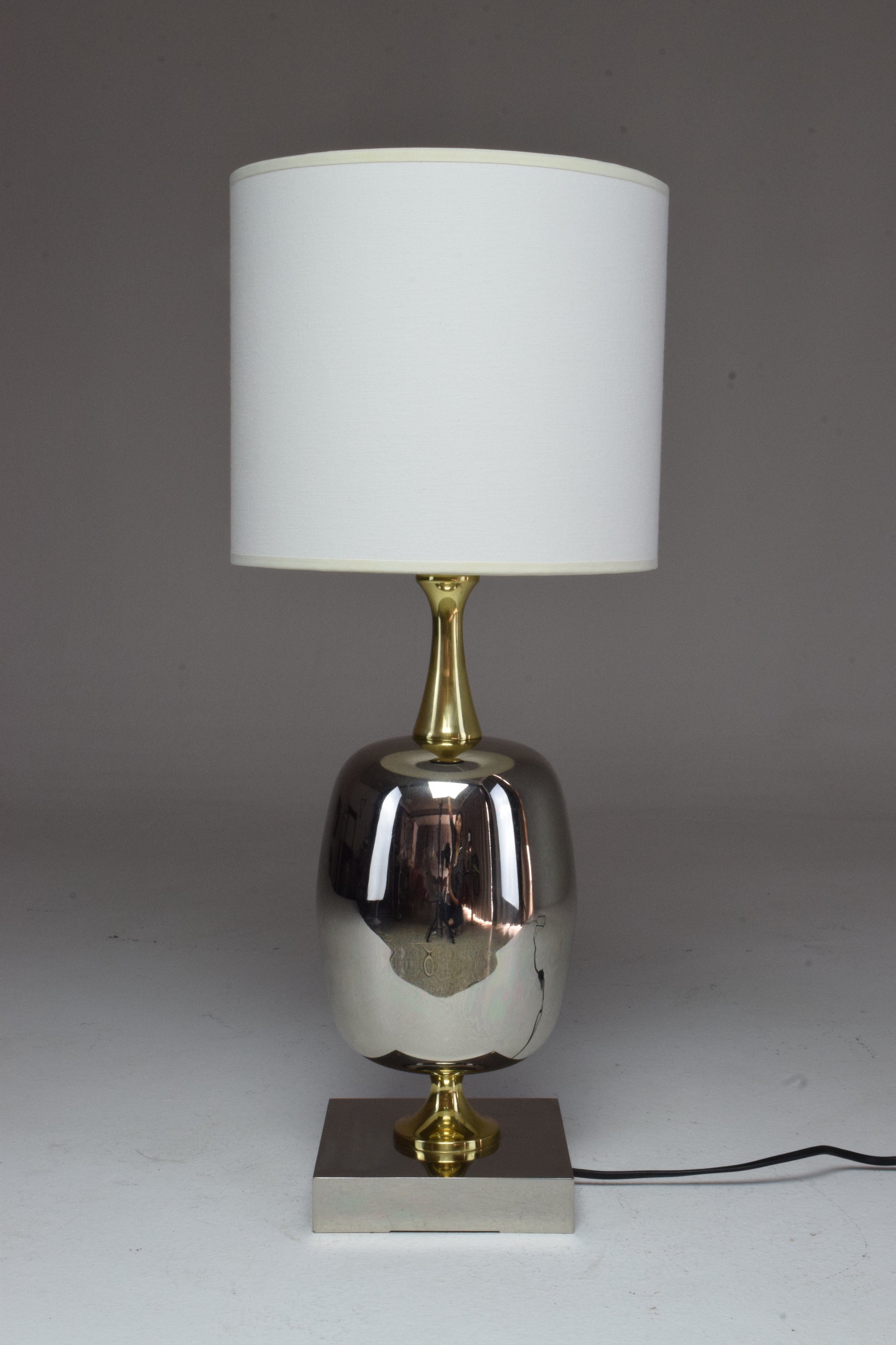 French Vintage Brass Table Lamp, 1970's - Spirit Gallery 