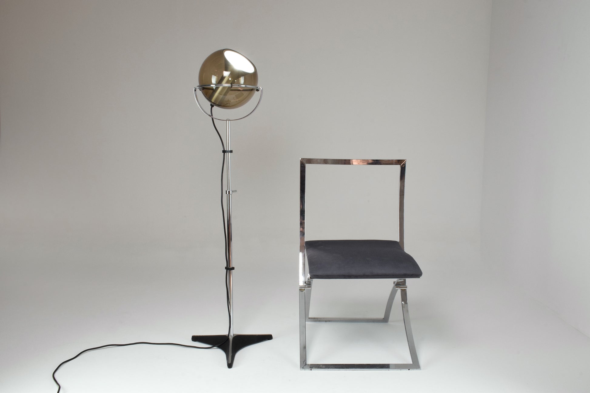 1960's Adjustable Dutch Floor Lamp by Frank Ligtelijn for Raak - Spirit Gallery 