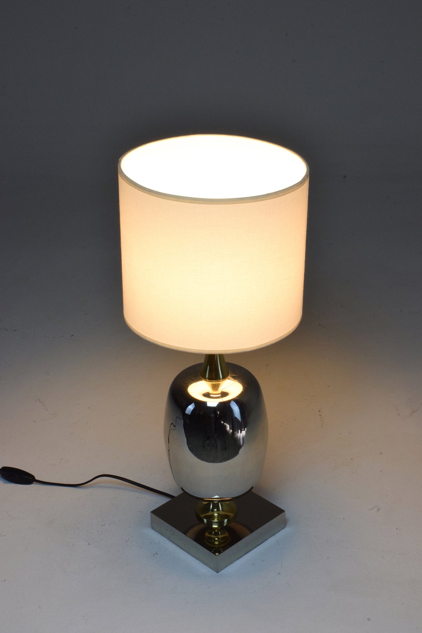 French Vintage Brass Table Lamp, 1970's - Spirit Gallery 