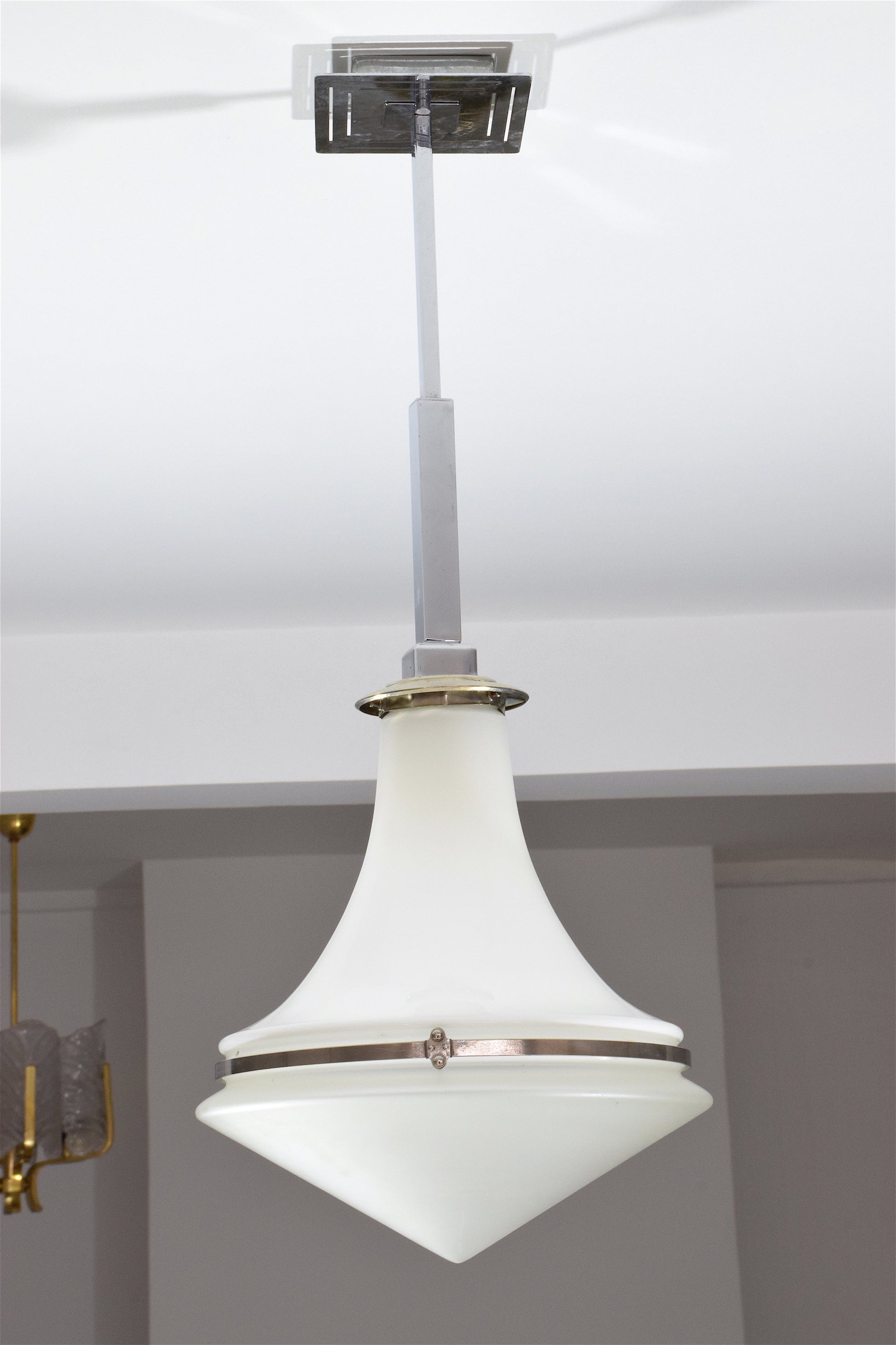 French Vintage Art Deco Pendant in the Style of Peter Behrens, 1930's - Spirit Gallery 