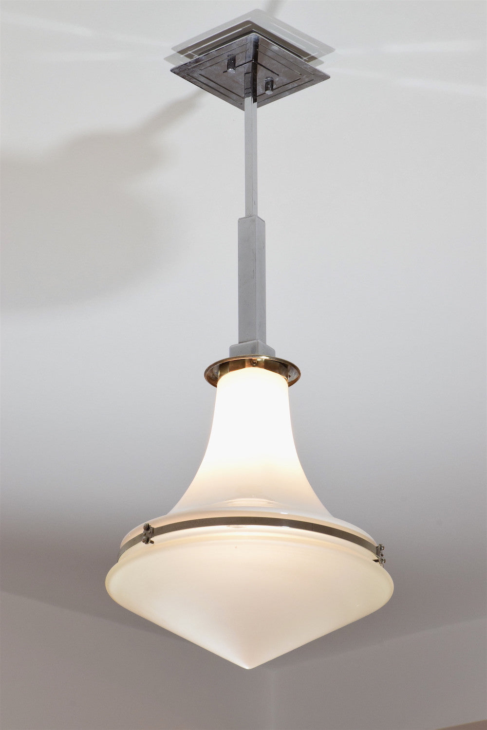 French Vintage Art Deco Pendant in the Style of Peter Behrens, 1930's - Spirit Gallery 