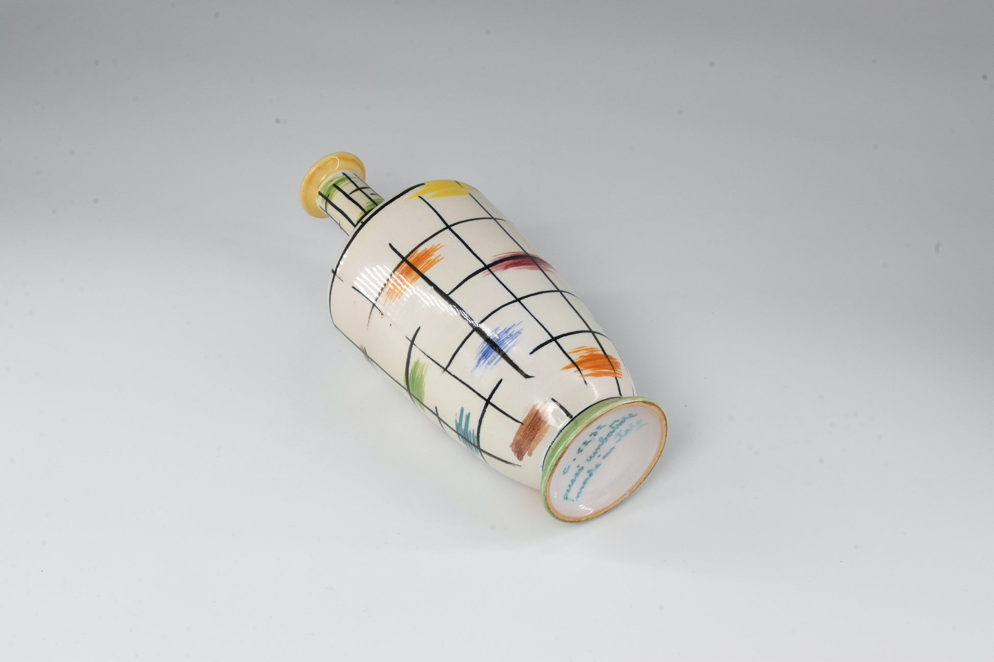 1950s Italian Pucci Umbertide Colorful Ceramic Vase - Spirit Gallery 