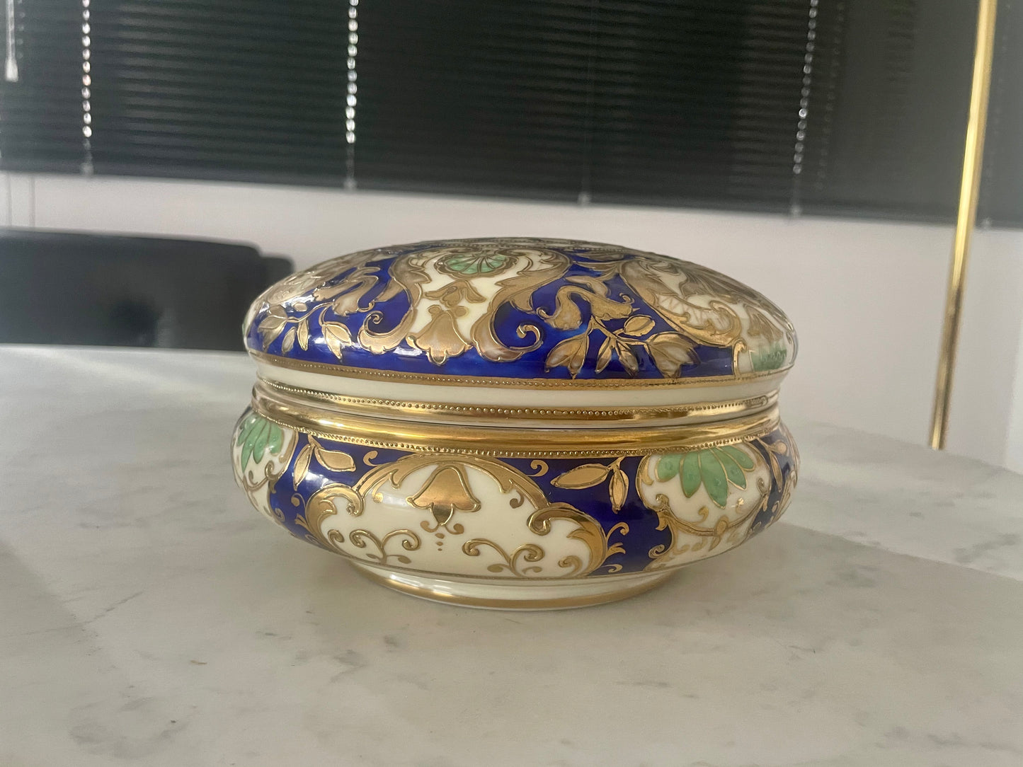 1940's Japanese Porcelain Lidded Bowl by Noritake - Spirit Gallery 