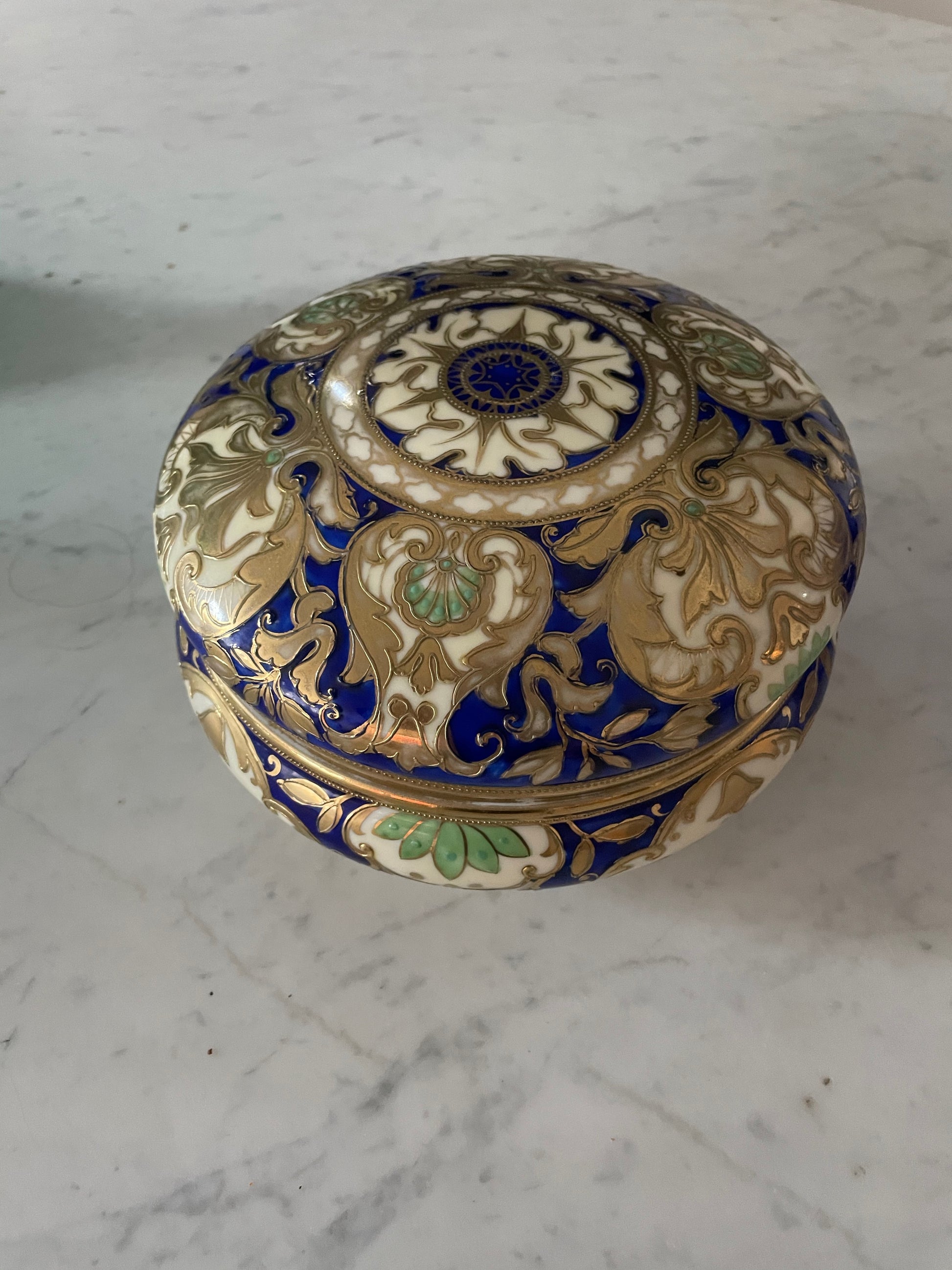 1940's Japanese Porcelain Lidded Bowl by Noritake - Spirit Gallery 