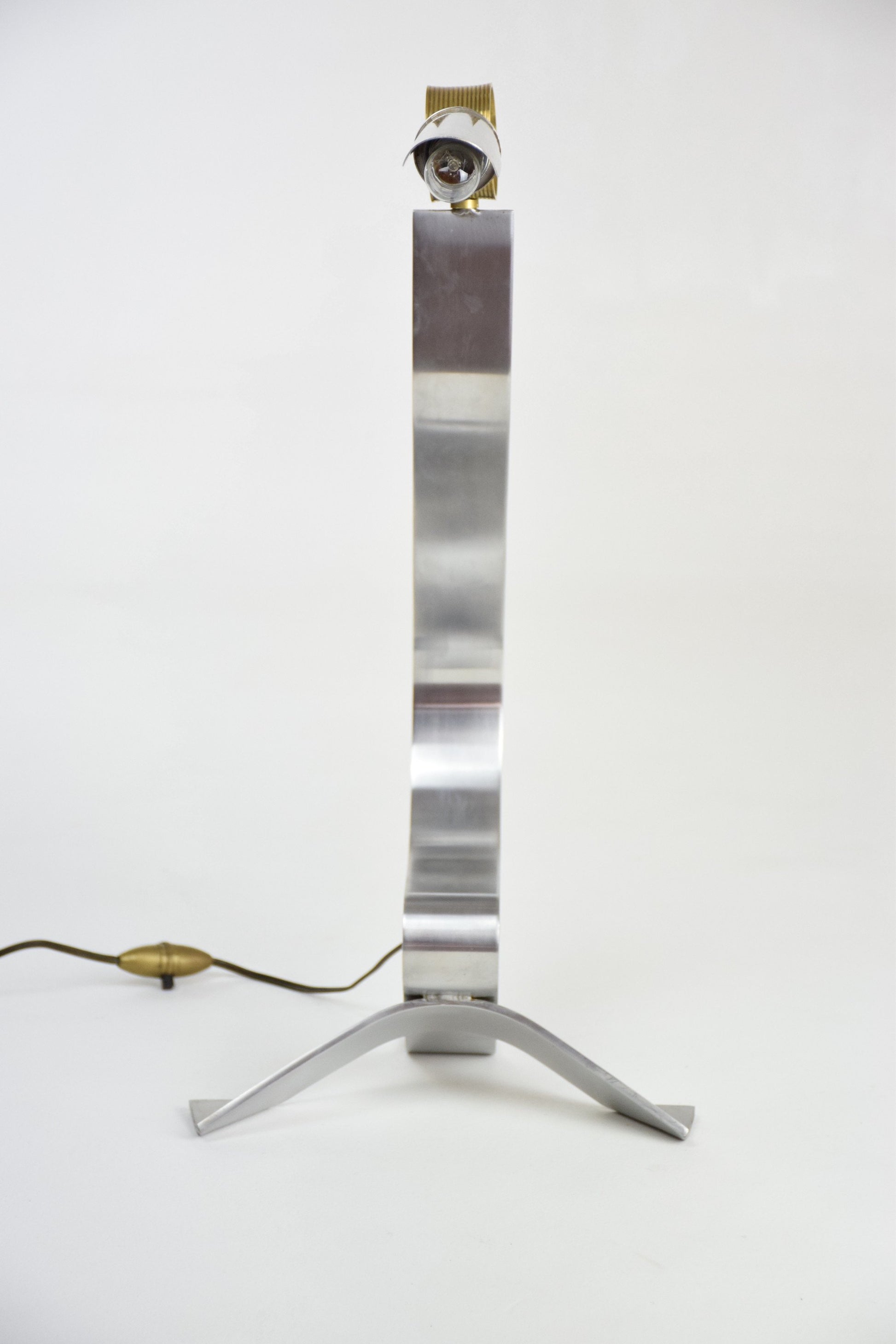 Bird Shaped Steel Lamp, France, 1970's - Spirit Gallery 