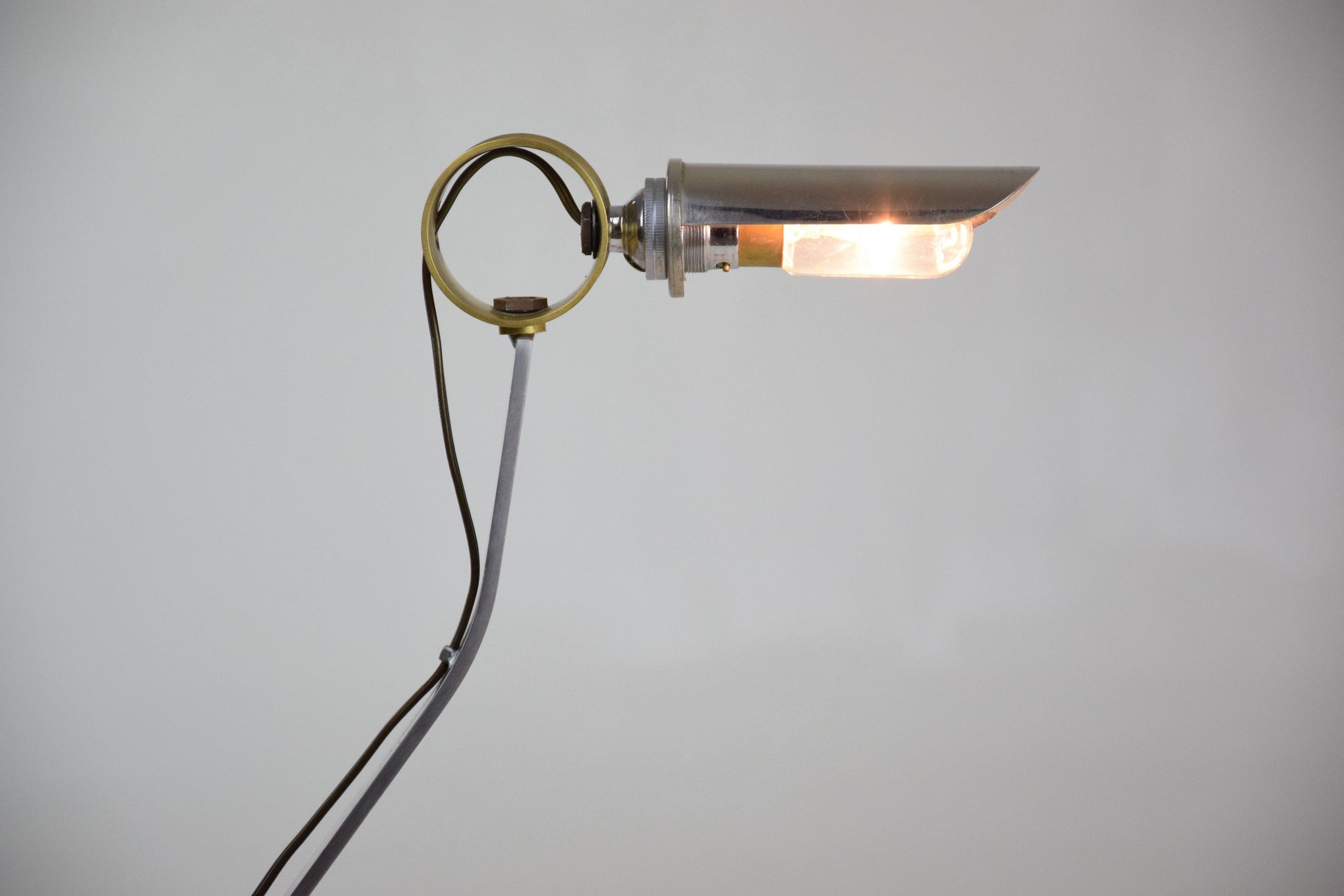 Bird Shaped Steel Lamp, France, 1970's - Spirit Gallery 